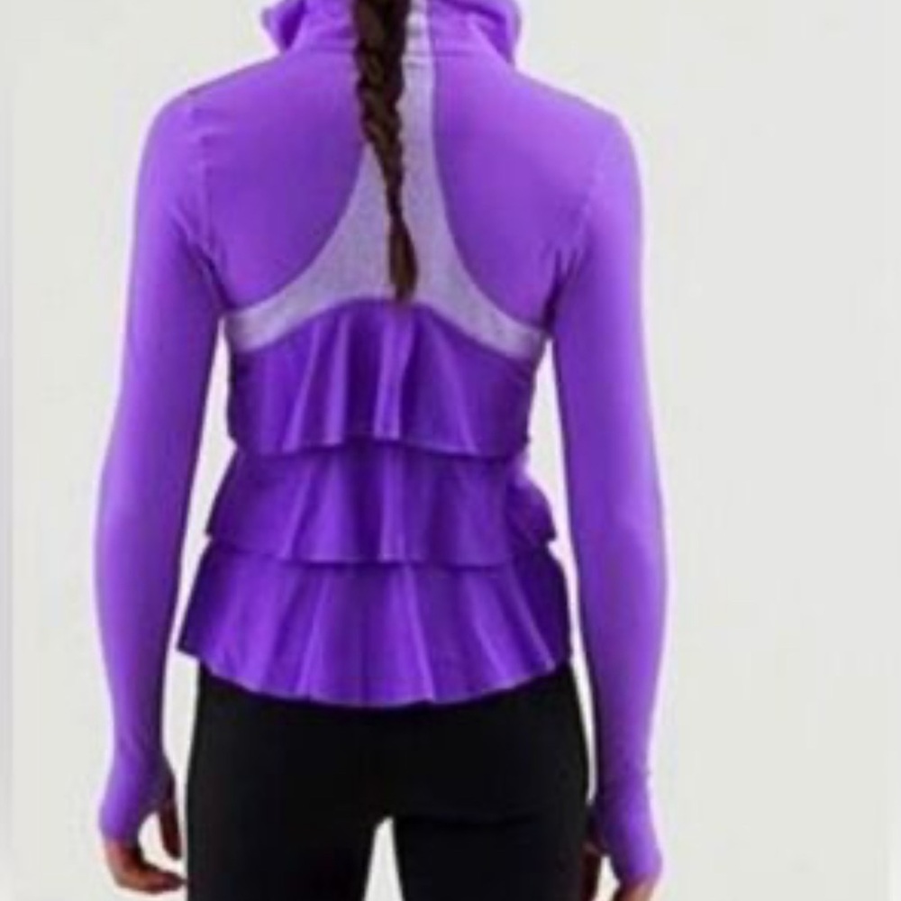 Lululemon Yogi Dance Ruffle Long Sleeve Jacket | Size 2
